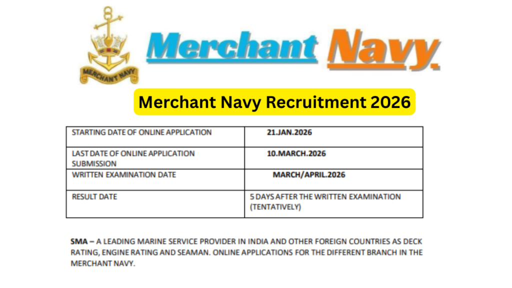 Merchant Navy Recruitment 2026