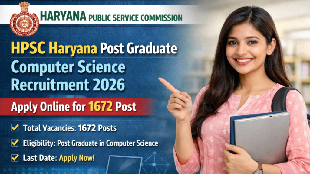 HPSC PGT Computer Science Recruitment 2026